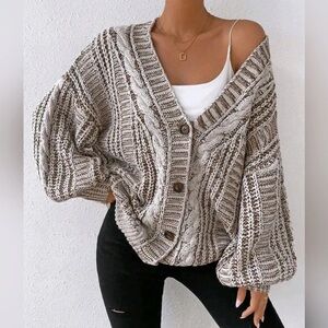 Knit cardigan